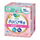 ロリエ　さらピュア吸水　超吸収スリム　無香料　１５ｃｃ　２５枚