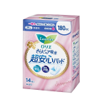 ロリエさらピュア　吸水超安心パッド　１８０ｃｃ　２９ｃｍ　１４枚入