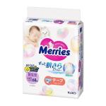 メリーズ　エアスルー　テープ　新生児用 ５０００ｇまで　６８枚