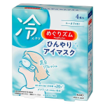 めぐりズム　ひんやりアイマスク　ユーカリの香り　４枚入