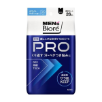 メンズビオレ　顔もふける ボディシート ＰＲＯ　ホワイトサボンの香り　２６枚入