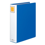 コクヨ　チューブファイル　エコ ツインＲ　Ａ４Ｓ 縦　青
