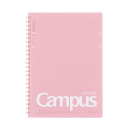 コクヨ　キャンパス ソフトリング　ドット入罫線　Ａ５　桃