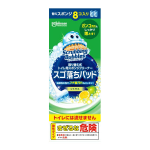 スクラビングバブル　取り替え式 トイレ用スポンジクリーナー　スゴ落ちパッド　シトラス　替えスポンジ　８個入