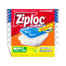 ジップロック　コンテナー　ごはん保存容器　一膳用　５個入