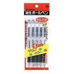 ゼブラ　油性ボールペン　ジムノック　0.7 黒　5本　P-KRB-100-BK5