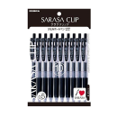 ゼブラ　ジェルボールペン　サラサクリップ　０.５　黒　１０本入