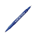 ゼブラ　油性マーカー　マッキー 極細　青