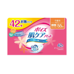 ポイズ　肌ケアパッド　軽快ライト　中量用　５５ｃｃ　４２枚入