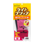 ショーワ　３４１　ライトグリップ　３双入　レッド　Ｍ