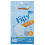 フィッティ スタイルフィットプラス 立体 ホワイト ふつう 20枚入