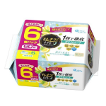 キレキラ！　トイレクリーナー　１枚で徹底おそうじシート　シトラスミントの香り　つめかえ用　１０枚×６個パック