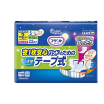 アテント　夜1枚安心パッドのためのうす型テープ式　Ｓ～Ｌ　２２枚