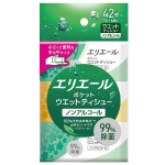 エリエール　ポケットウエットティシュー　除菌ノンアルコールタイプ　６個入