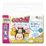 グーン　肌にやさしいおしりふき　無香料　７０枚×８コ