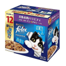 フィリックス　成猫　１歳から　やわらかグリル　お魚お肉バラエティ　１２袋入