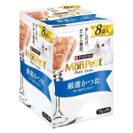 モンプチ　プチリュクス　パウチ　厳選かつお　かつおだし仕立て　８袋入