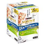 モンプチ　プチリュクス　パウチ　細かめ フレーク　１８歳以上用　まぐろのしらす添え　かつおだし仕立て　８袋入