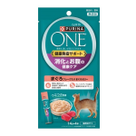 ピュリナワン　キャット　おやつ　健康免疫サポート　消化とお腹の健康ケア　まぐろフレーク入り まぐろゼリー　４本