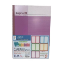 ロジカルノートＢ５　Ｂ罫　カラフル　５冊