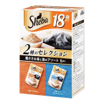 シーバ　リッチ　１８歳以上　２種のセレクション　鶏ささみ味と海のアソート　６袋入