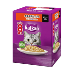 カルカン　パウチ　お魚・お肉ミックス　まぐろ・かつお・ささみ入り　８袋入