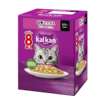 カルカン　パウチ　お魚ミックス　まぐろ・かつお・たい入り　８袋入