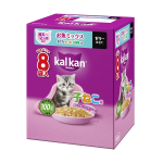 カルカン　パウチ　１２ヵ月までの 子ねこ用　お魚ミックス　まぐろ・かつお・白身魚入り　８袋入
