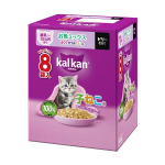 カルカン　パウチ　１２ヵ月までの 子ねこ用　お魚ミックス　まぐろ・かつお・たい入り　８袋入