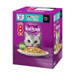 カルカン　パウチ　１８歳から　お魚ミックス　まぐろ・かつお・白身魚入り　８袋入