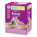 カルカン　パウチ　１２ヵ月までの子ねこ用　２種のセレクション　まぐろ　まぐろ　たい入り　８袋入
