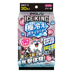 アイスノン　ＩＣＥ ＫＩＮＧ　極冷え　ボディシート　ピーチの香り　３０枚
