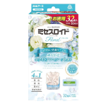 ミセスロイド フローラル 引き出し用・衣装ケース用 １年防虫 ホワイトアロマソープの香り ３２個入