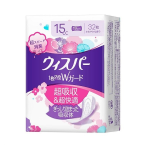 ウィスパー　１枚２役Ｗガード　１５ｃｃ　１９ｃｍ　３２枚　さわやかな香り