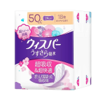 ウィスパー　１枚２役Ｗガード　１５ｃｃ　１９ｃｍ６６枚　さわやかな香り