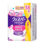ウィスパ－　うすさら吸水　５０ｃｃ　２４ｃｍ　３８枚　さわやかな香り