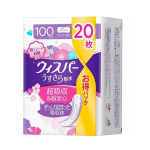 ウィスパー　うすさら吸水　１００ｃｃ　２７ｃｍ　２０枚　さわやかな香り