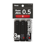 ぺんてる　シャープペン替芯　アイン　０.５ｍｍ　Ｂ　４０本入　３個パック
