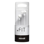 マクセル　カナル型ヘッドホン　＋ＦＩＴ　ホワイト　ＭＸＨ－Ｃ１１０ＷＨ