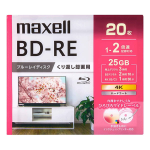 マクセル　録画用 ＢＤ－ＲＥ　２５ＧＢ　２０枚　ＢＥＶ２５ＷＰＧ.２０Ｓ