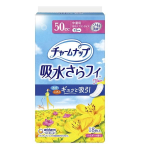 チャームナップ　吸水さらフィ　中量用　昼用ナプキンサイズ　50cc　羽なし　23cm　パウダーの香り　18枚
