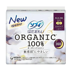 ソフィ　はだおもい　オーガニックコットン　特に多い夜用　羽つき３６ｃｍ　ふんわりタイプ　８コ入