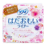 ソフィ　はだおもいライナ－　フローラルムスクの香り　７２コ入