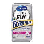 シルコット　９９.９９％除菌　抗菌Plus　アルコールタイプ　ウェットティッシュ　本体　３４枚入