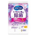 シルコット　ヒアルロン酸配合 除菌 アルコールタイプ　ウェットティッシュ　つめかえ用　４０枚×３個パック
