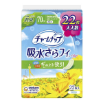 チャームナップ　吸水さらフィ　昼用ナプキンサイズ　７０ｃｃ　長時間快適用　２３ｃｍ　消臭タイプ　無香料　２２枚入