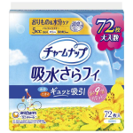 チャームナップ　吸水さらフィ　パンティライナー　微量用　５ｃｃ　無香料　７２枚入