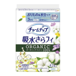 チャームナップ　吸水さらフィ　オーガニックコットン　パンティライナーサイズ　３ｃｃ　１７.５ｃｍ　無香料　４２枚入