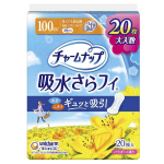 チャームナップ　吸水さらフィ　夜用ナプキンサイズ　１００ｃｃ　多くても安心用　２９ｃｍ　パウダーの香り　２０枚入