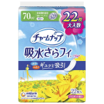 チャームナップ　吸水さらフィ　昼用ナプキンサイズ　70cc　長時間快適用　23cm　パウダーの香り　22枚入